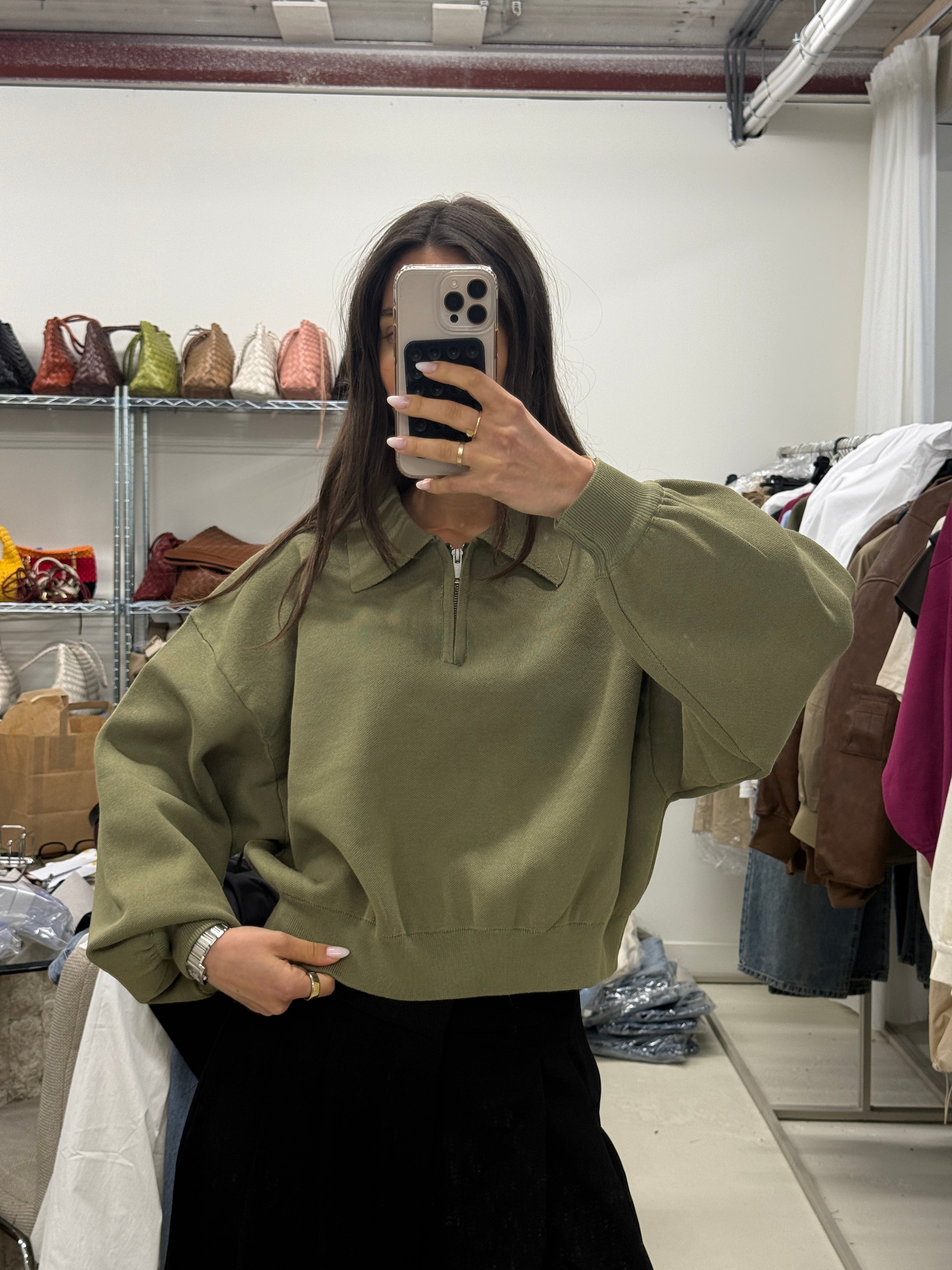 Paul zip-up polo