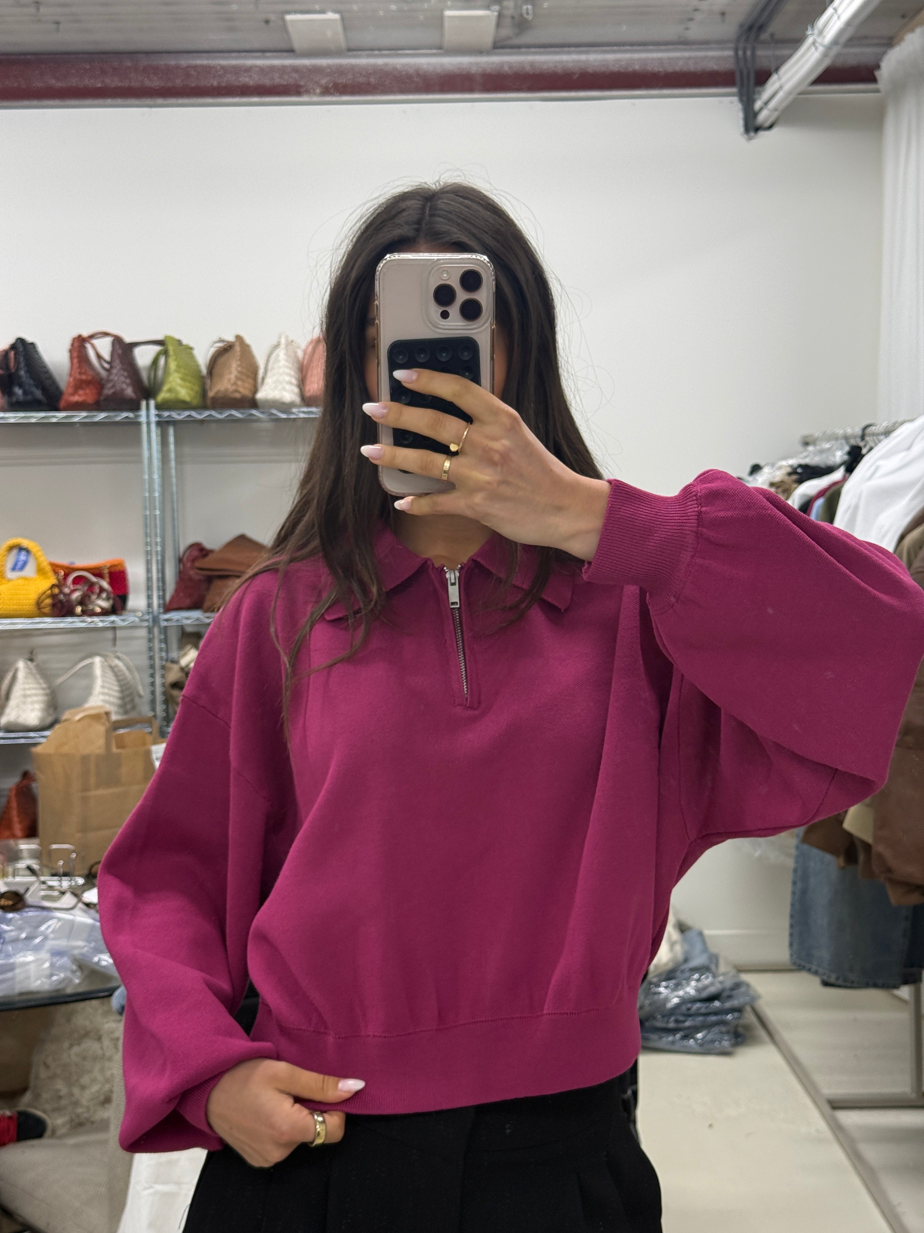Paul zip-up polo