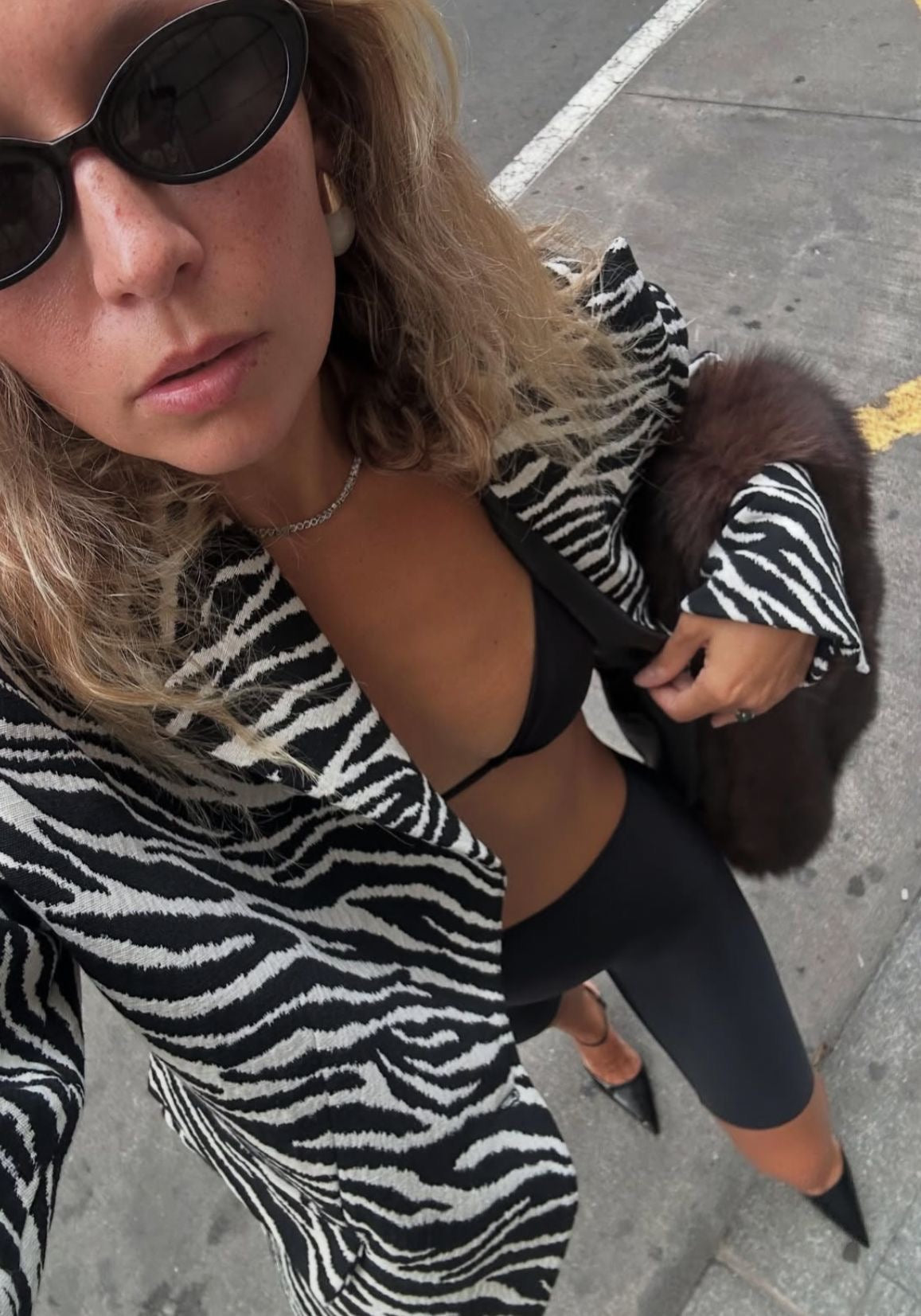 Noëlle Zebra Jacket